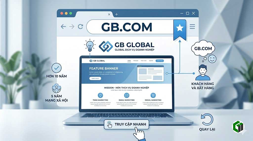 Domain dễ nhớ dễ gõ cho website doanh nghiệp