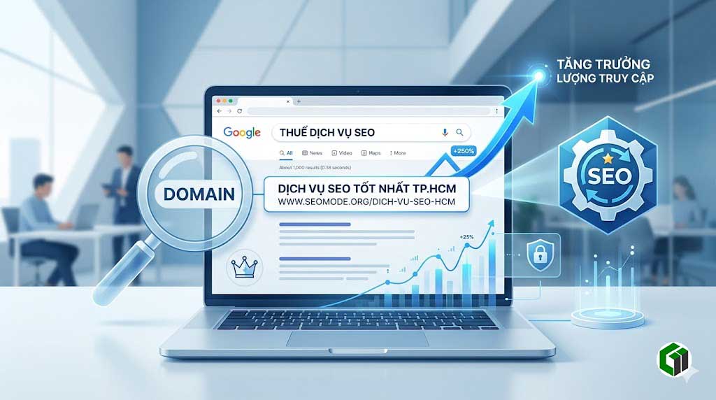 Domain hỗ trợ SEO website hiệu quả