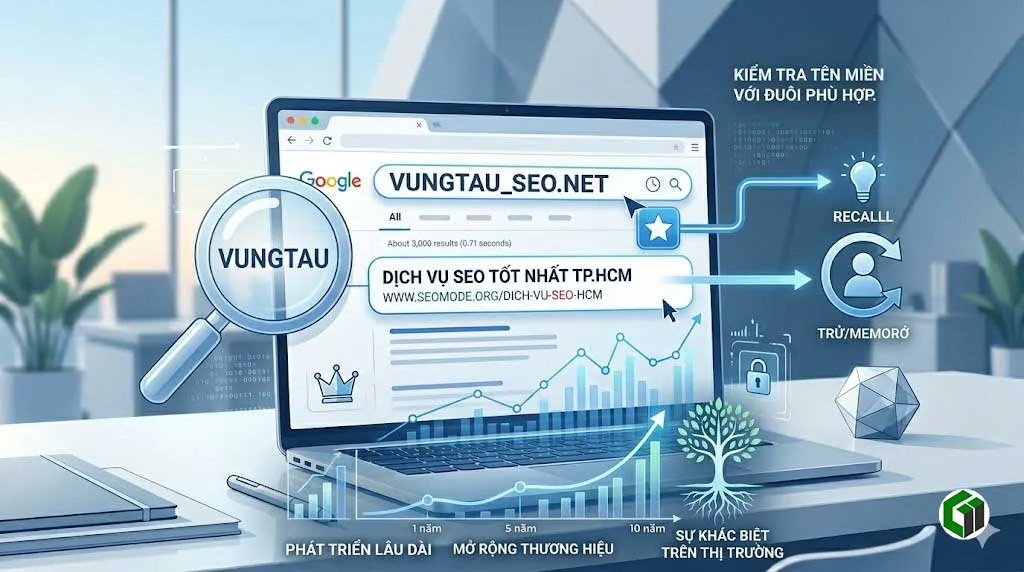 Tên domain ngắn gọn dễ nhớ và dễ gõ