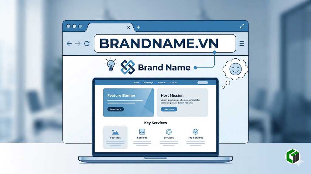 Domain giúp nhận diện thương hiệu online