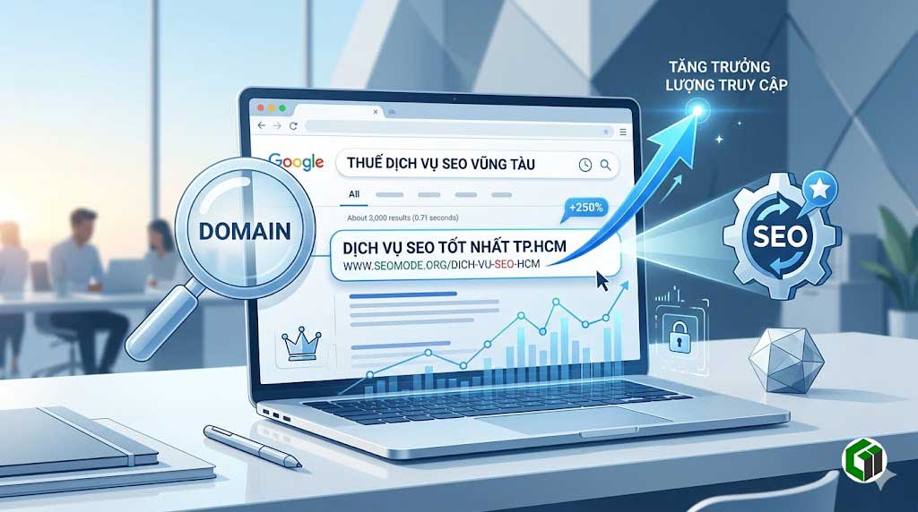 Domain chứa từ khóa hỗ trợ SEO website