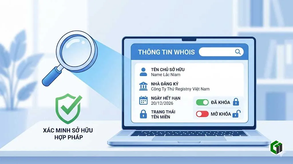 Kiểm tra quyền sở hữu tên miền trước khi chuyển nhượng