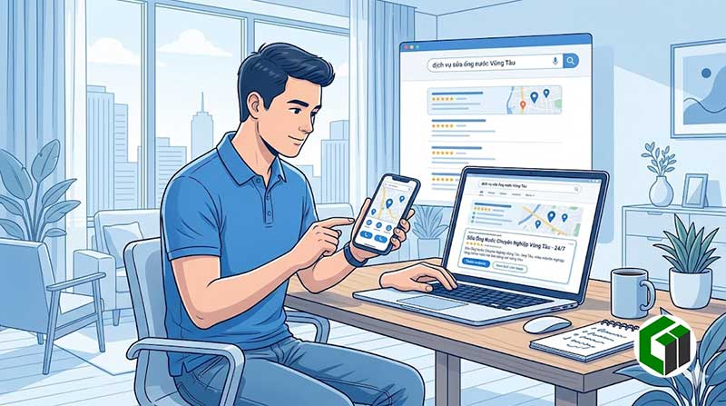 Khách hàng tìm doanh nghiệp trên Google trước khi liên hệ