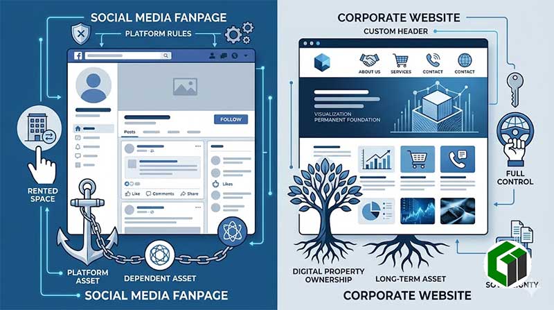 Website là tài sản số doanh nghiệp tự sở hữu