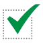 Icon xác nhận tính năng đã được tối ưu