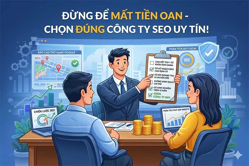 Chọn đúng công ty SEO uy tín để tránh mất tiền oan Chọn đúng công ty SEO uy tín để tránh mất tiền oan