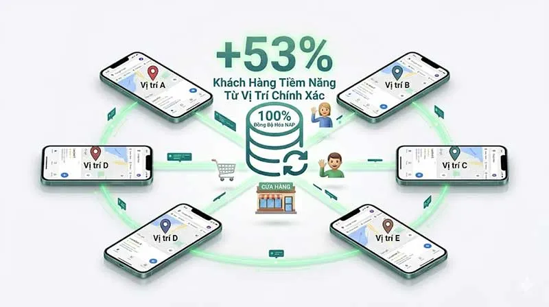 Dự án SEO Map Chuỗi Cửa Hàng