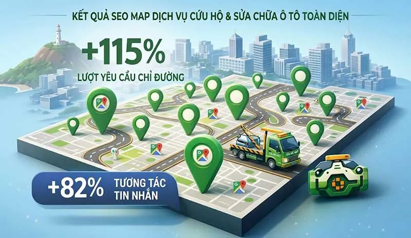 Dự án SEO Map Garage TPHCM