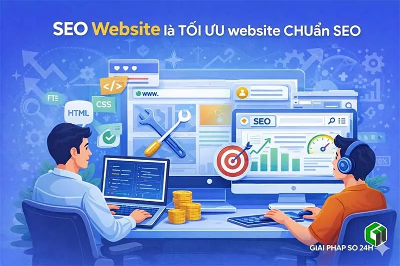 SEO website là quá trình tối ưu website chuẩn SEO