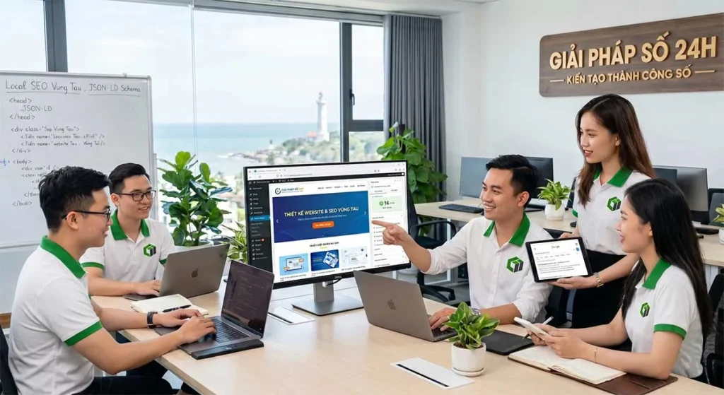 Giải Pháp Số 24H - Thiết kế website Vũng Tàu, SEO và Digital Marketing