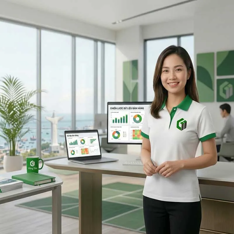 Nhân sự Giải Pháp Số 24H tư vấn dịch vụ thiết kế website tại Vũng Tàu